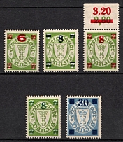 1934-36 Danzig Gdansk, Germany (Mi. 240 - 242, Full Set, CV $100, MNH)