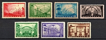 1950 Moscow Subway Station, Soviet Union, USSR, Russia (Zv. 1450 - 1456, Full Set, MNH)