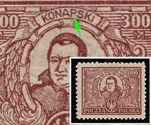 1923 3000mk Second Polish Republic (Fi. 165 B1, 'P' instead 'R' in 'KONARSKI')