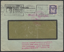 1936 (13 May) Second Polish Republic, Cover from Katowice with Commemorative Cancellation
