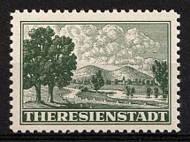 1943 Theresienstadt Ghetto, Bohemia and Moravia, Germany (Mi. 1, Signed, CV $720, MNH)