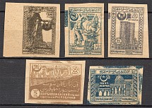 1921-22 Russia Azerbaijan Civil War (Printing Errors, MNH/MH)
