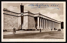 1941 Munich, House of German Art, Third Reich, Germany, Postcard (Special Cancellation)