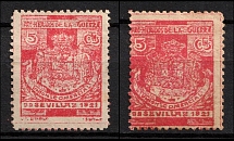 1921 5c Seville, Spain, 'War Wounded', Non-Postal Stamps