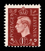 1.5d Anti-British Propaganda, King George VI, German Propaganda Forgery (Mi. 5, CV $60)