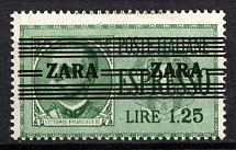 1943 1.25l Zadar, German Occupation, Germany (Mi. 37, CV $40, MNH)