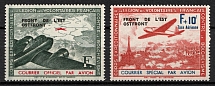 1942 French Legion, Germany, Airmail (Mi. IV - V, Full Set, CV $90, MNH)