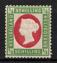 1873 1/4s Heligoland, German States, Germany (Mi. 8, CV $100, MNH)