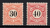 1900 Wurttemberg, German States, Germany (Mi. 61 - 62, CV $30, MNH)