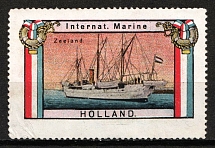 Battleship, International Marine Holland, Netherlands, 'Zeeland ', Military Propaganda