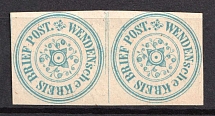 1862 2k Wenden, Livonia, Russian Empire, Russia, Pair (Kr. 1, CV $60)