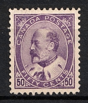 1903-12 50c Canada (SG 187, CV $625)
