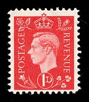 1d Anti-British Propaganda, King George VI, German Propaganda Forgery (Mi. 4, CV $60)
