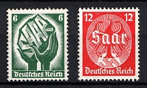 1934 Third Reich, Germany (Mi. 544 - 545, Full Set, CV $120, MNH)