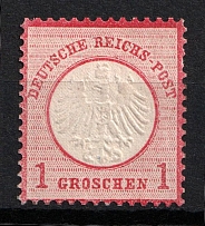 1872 1gr German Empire, Germany (Mi. 4, Signed, CV $130)