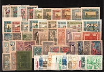 1919-22 Azerbaijan, Russia, Civil War, Stock of Stamps