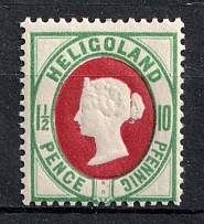 1875 10pf Heligoland, German States, Germany (Mi. 14 e, CV $30, MNH)