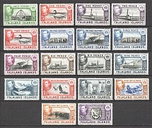 1938-50 Falklands Islands British Empire CV 450 GBP (Full Set)