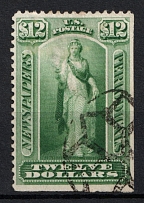1875 12c Vesta, Newspaper and Periodical Stamp, United States, USA (Scott PR28, Signed, Canceled, CV $1,250)