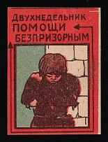 1925 In Favor of a Homeless Children, USSR Charity Cinderella, Russia (MNH)