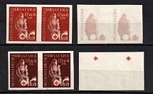 1943 Croatia Independent State (NDH), Pairs (Proofs)