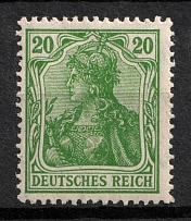 1920 20pf Weimar Republic, Germany (Mi. 143 c, CV $70, MNH)