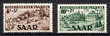 1949 Saar, Germany (Mi. 262 - 263, Full Set, CV $30, MNH)