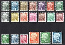 1957 Saar, Germany (Mi. 409 - 428, Full Set, CV $70, MNH)