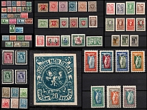Lithuania, Stock of nice stamps with varieties