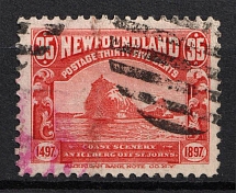 1897 35c Newfoundland, Canada (Sc. 73, Canceled, CV $60)