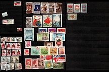 Russia, Latvia, Soviet Union, Cinderellas Stock of Stamps