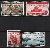 1944 Polish Government in Exile (Mi. 376 - 379, Full Set, CV $60, MNH)