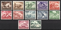 1943 Third Reich, Germany, Wehrmacht (Mi. 831 - 842, Full Set, CV $30, MNH)