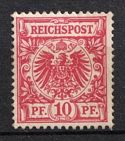 1889-90 10pf German Empire, Germany (Mi. 47 a, CV $420)