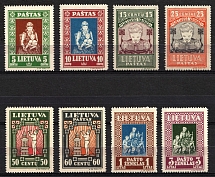 1933 Lithuania (Mi. 364 A - 371 A, Full Set, CV $40, MNH)