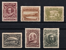 1911 Newfoundland, Canada (Sc. 98 - 103, Full Set, CV $420)