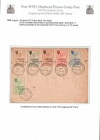 1946 Augsburg, Lithuania, Baltic DP Camp, Displaced Persons Camp, Cover franked with full set (Wilhelm 1 - 6, CV $160)