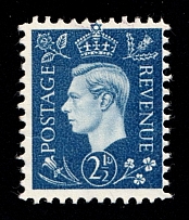 2.5d Anti-British Propaganda, King George VI, German Propaganda Forgery (Mi. 7, CV $60)