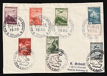 1938 (9-10 Apr) Airmail, Third Reich, Germany, Special Cancelation, Peace of Cover from Vienna to Berlin