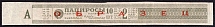 1923-28 10 pieces 2nd Grade, Tobacco Excise Tax Wrap, USSR Revenue, Russia (Specimen, Olive, 'A' on Field)