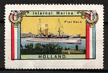 Battleship, International Marine Holland, Netherlands, 'Piet Hein', Military Propaganda