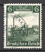 1935 Germany Third Reich Small 'I' (CV $480, Cancelled)