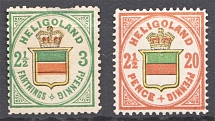 1876-90 Heligoland Germany (Full Set, CV $230)